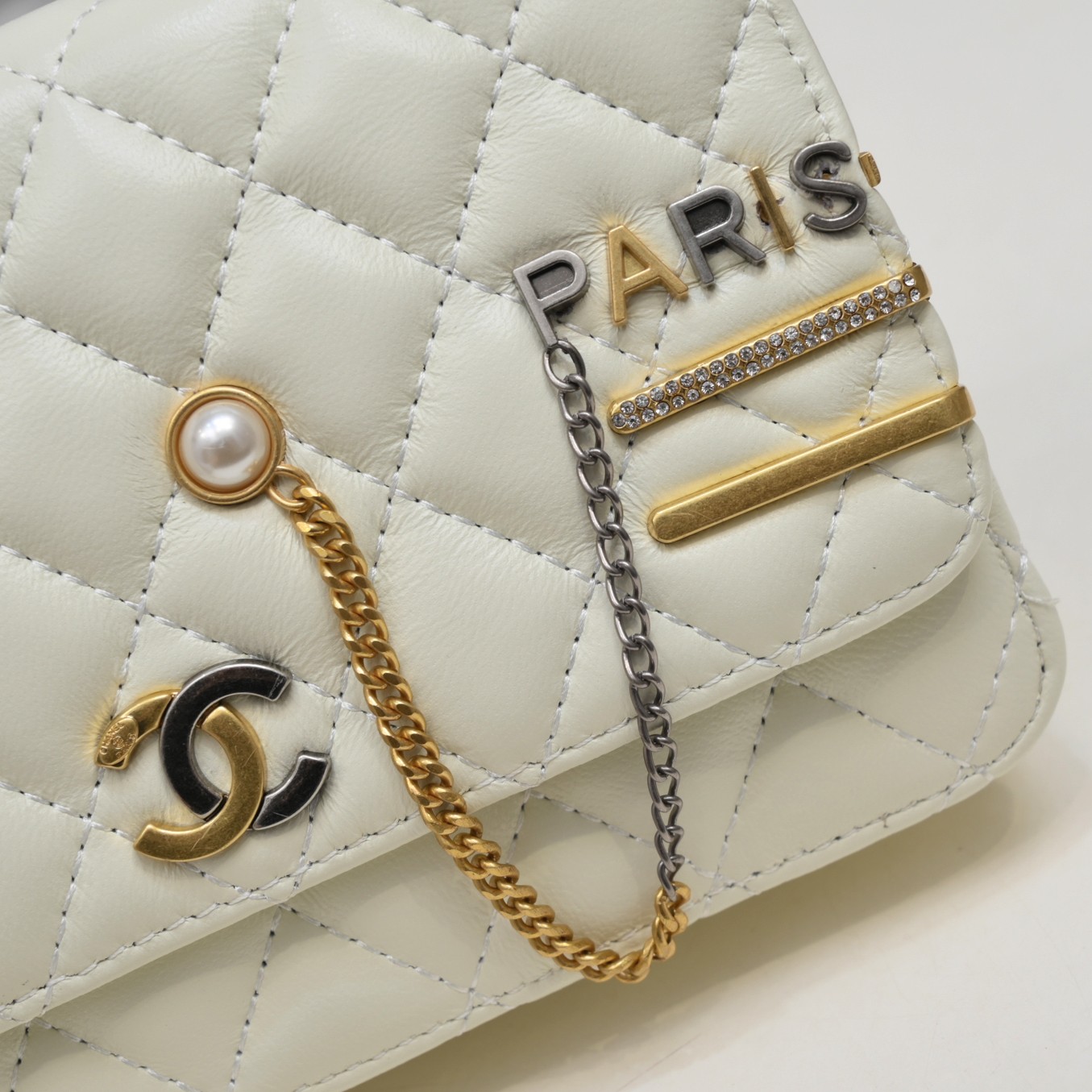 Chanel Alphabet Hardware CF Shoulder Bag Handbag
