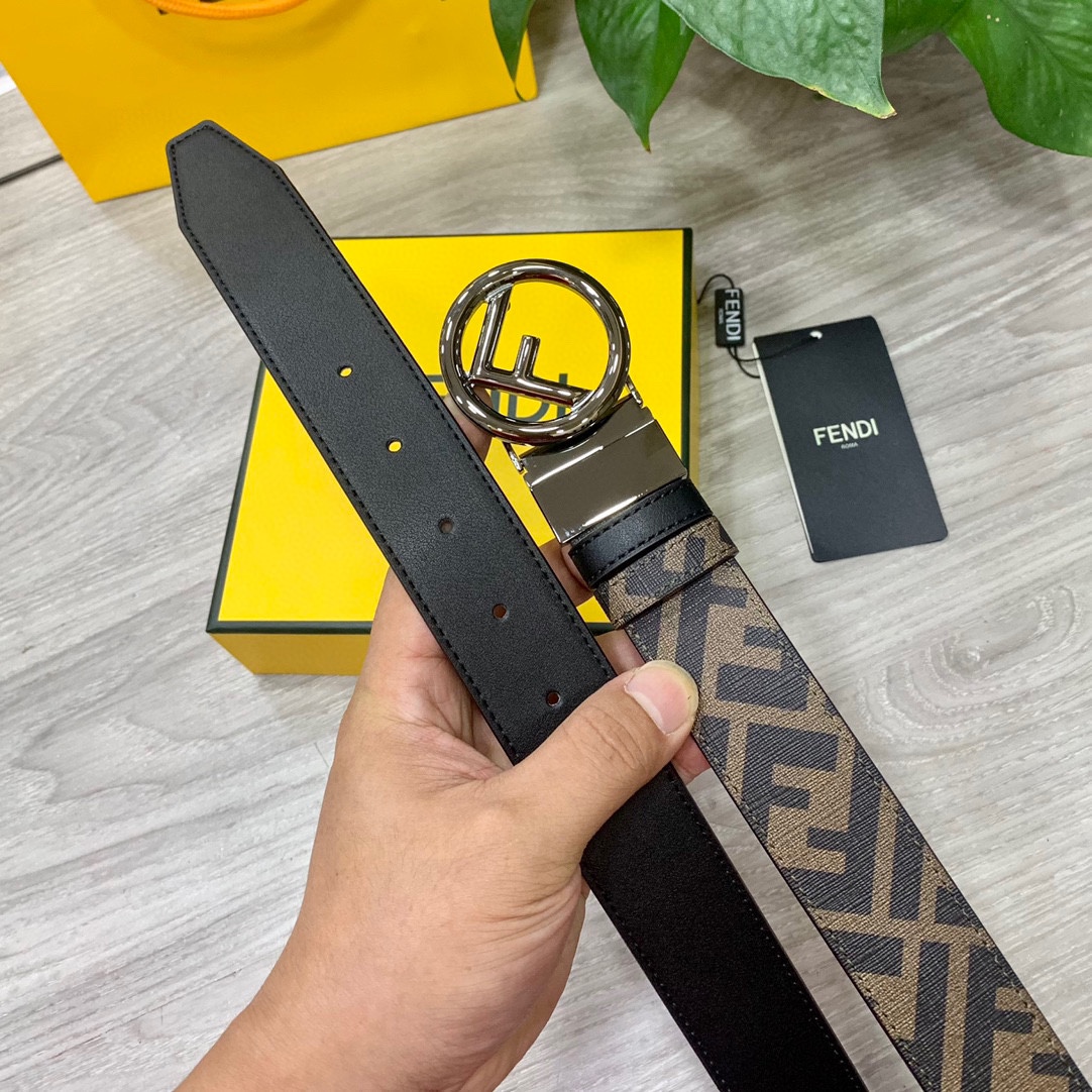 Fendi Leather Belts 1:1 Mirror Version