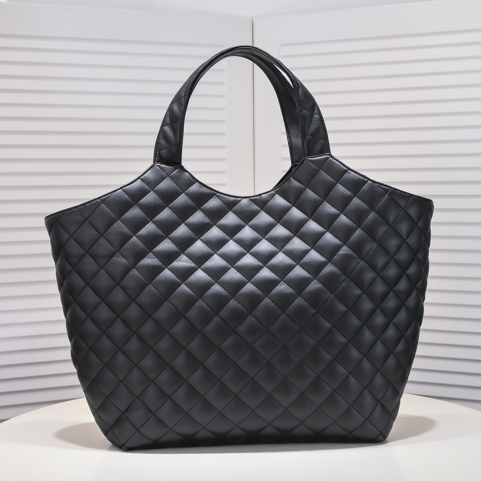Saint Laurent YSL Icar Maxi Shopping Bag In Quilted Lambkin Shoulder Bag Handbag