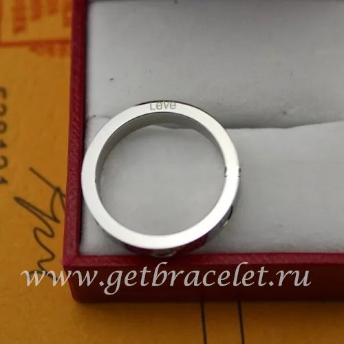 Copy Cartier Love Wedding Band White Gold B4085100