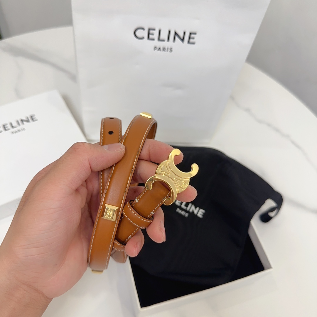 Celine Leather Belts 1:1 Mirror Version