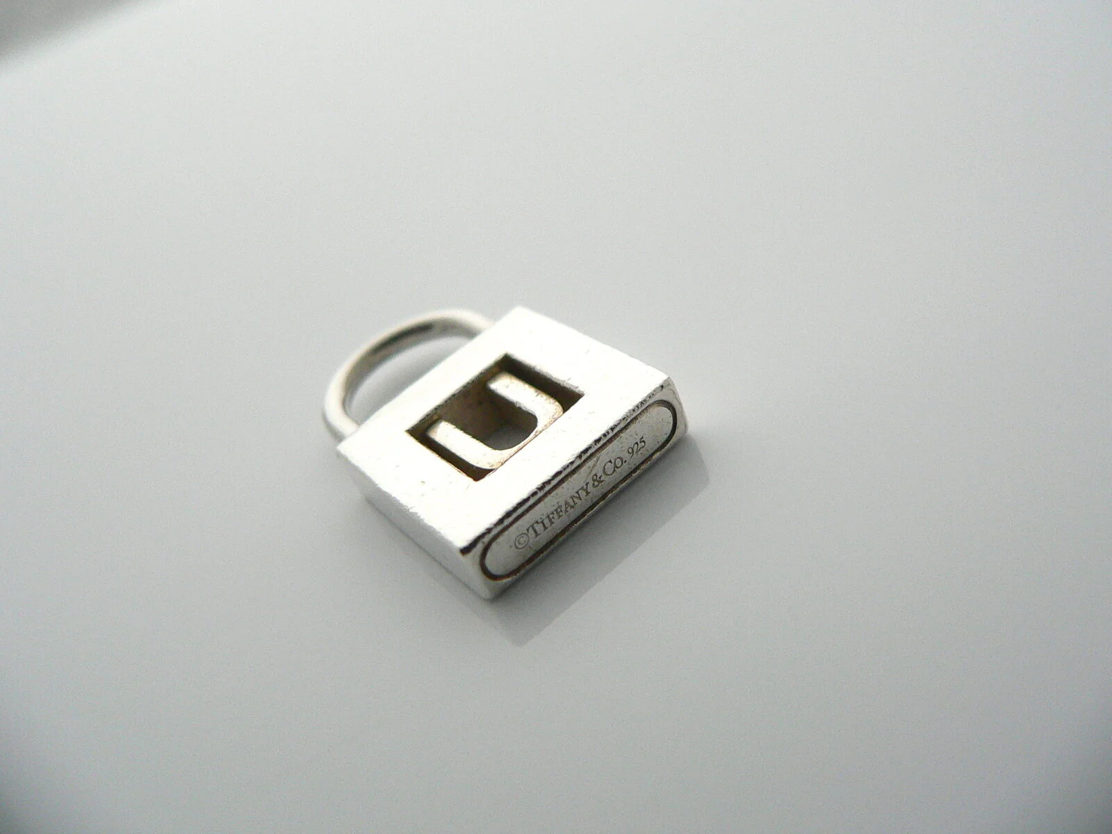 Tiffany & Co Alphabet U Pendant Personalized Padlock Charm 4 Necklace Bracelet