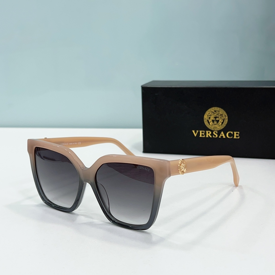 Versace  Mirror leg Logo  Sunglasses Top Quality（Replica）