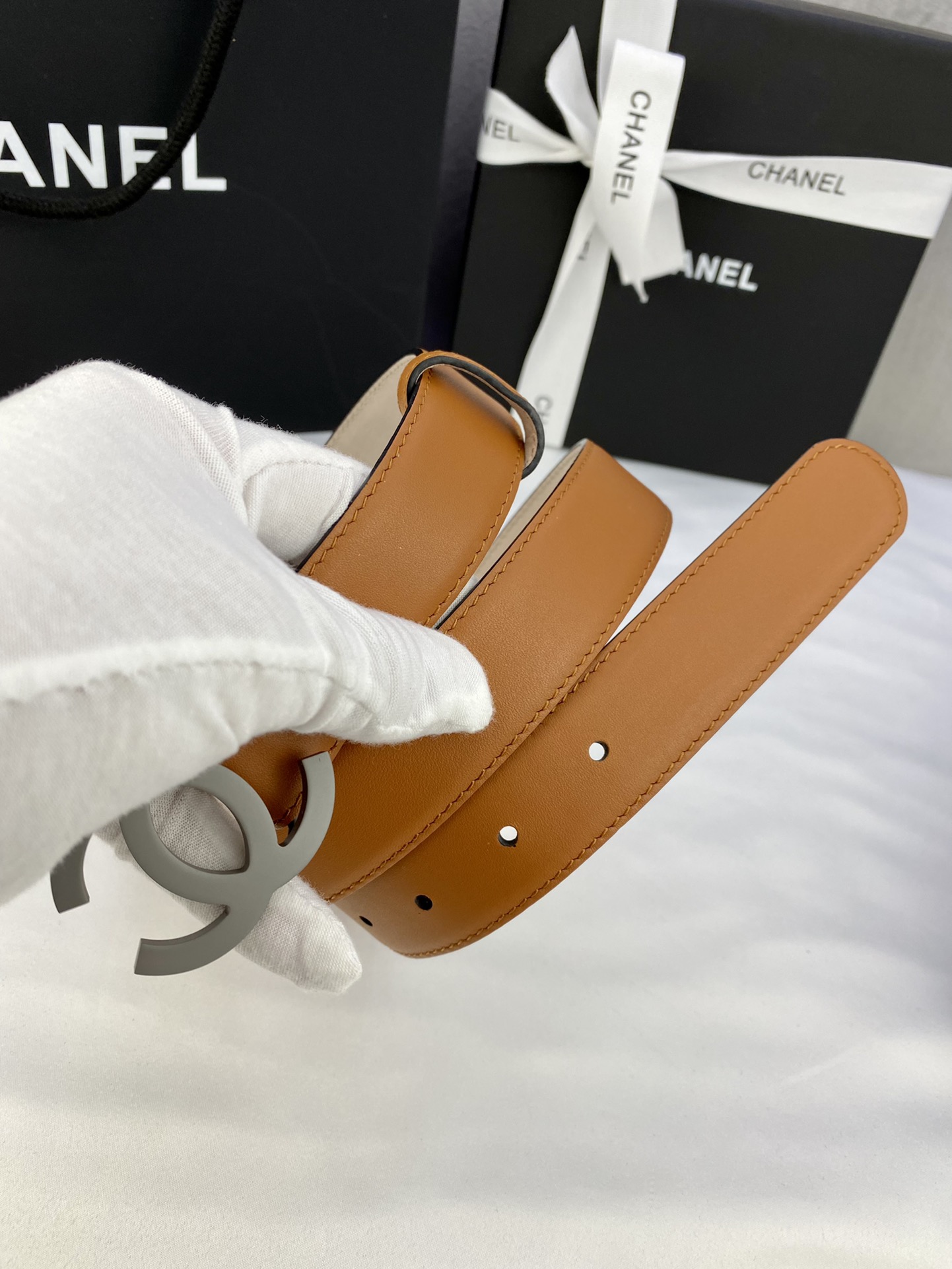 Chanel Leather Belts 1:1 Mirror Version