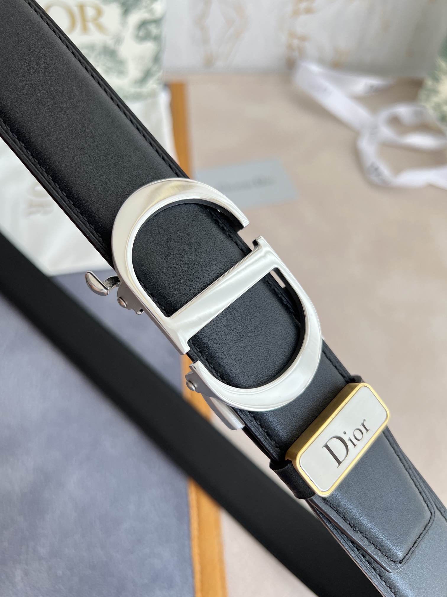 Dior Leather Belts 1:1 Mirror Version