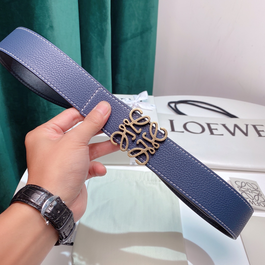 Loewe Leather Belts 1:1 Mirror Version