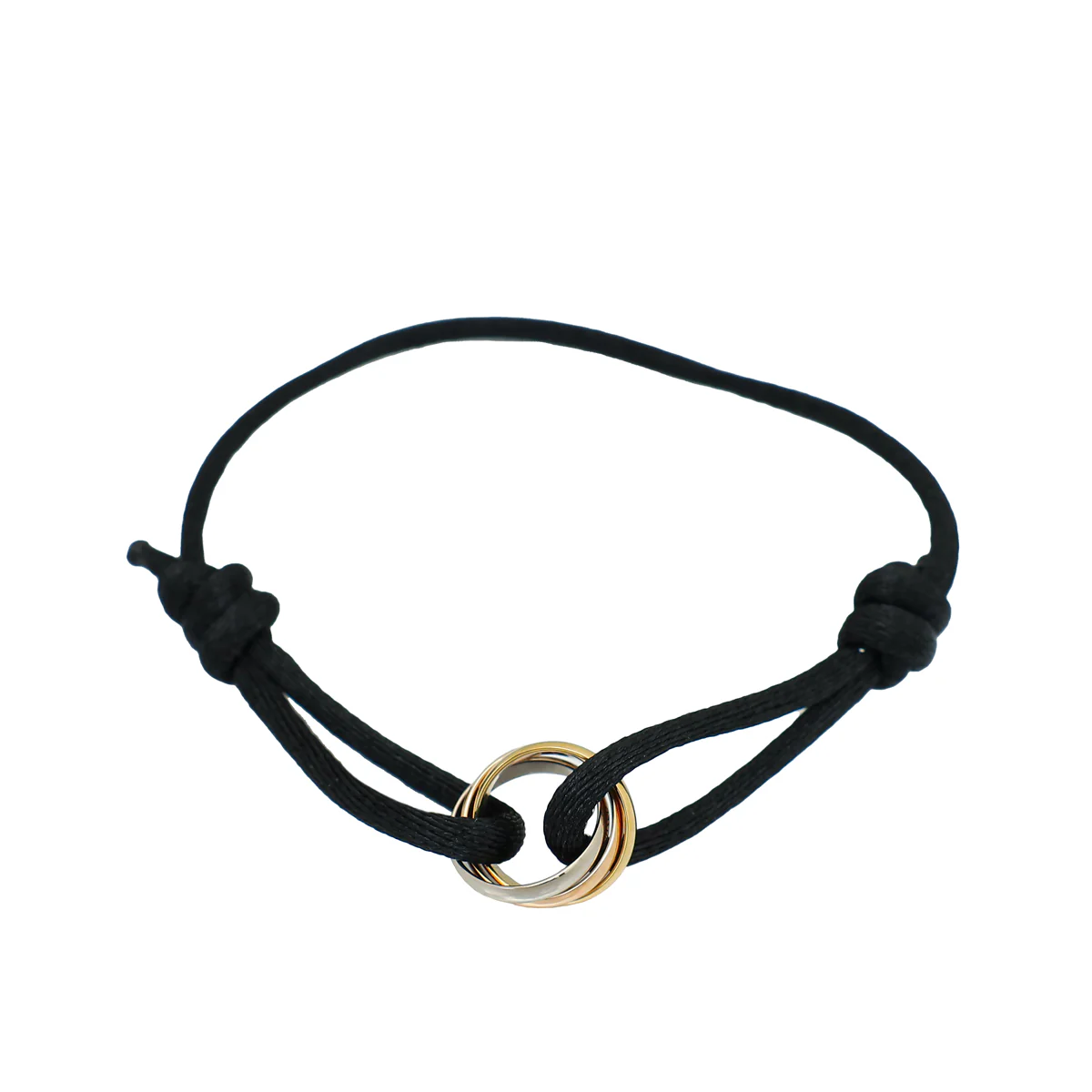 Cartier 18K Trinity Tricolor Gold Cord Bracelet