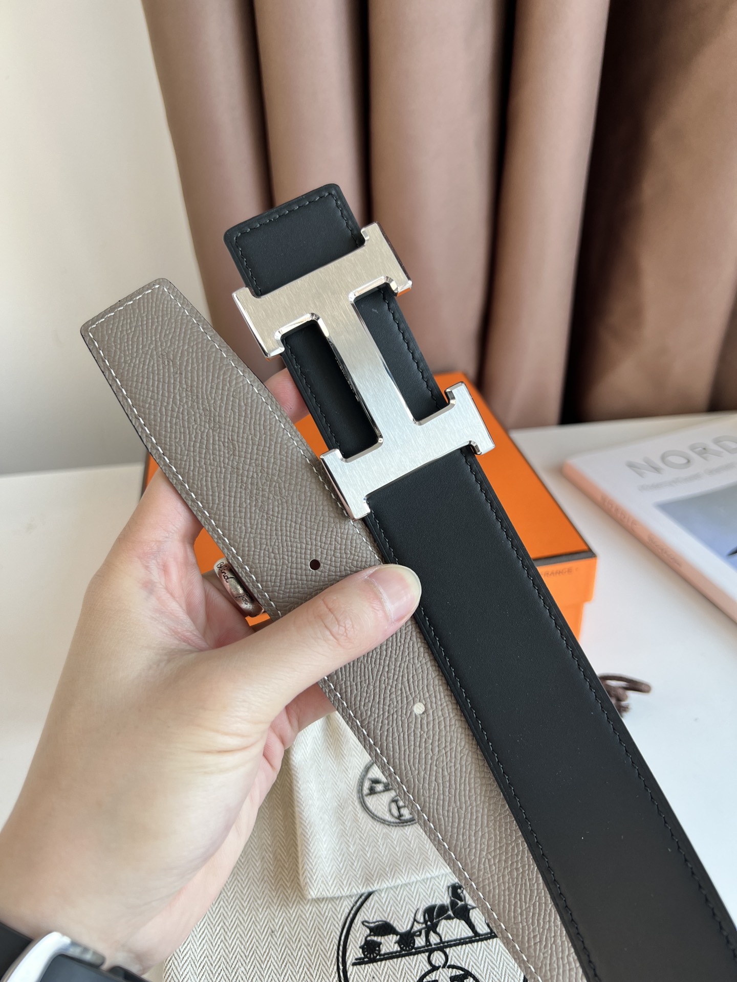Hermes Leather Belts 1:1 Mirror Version