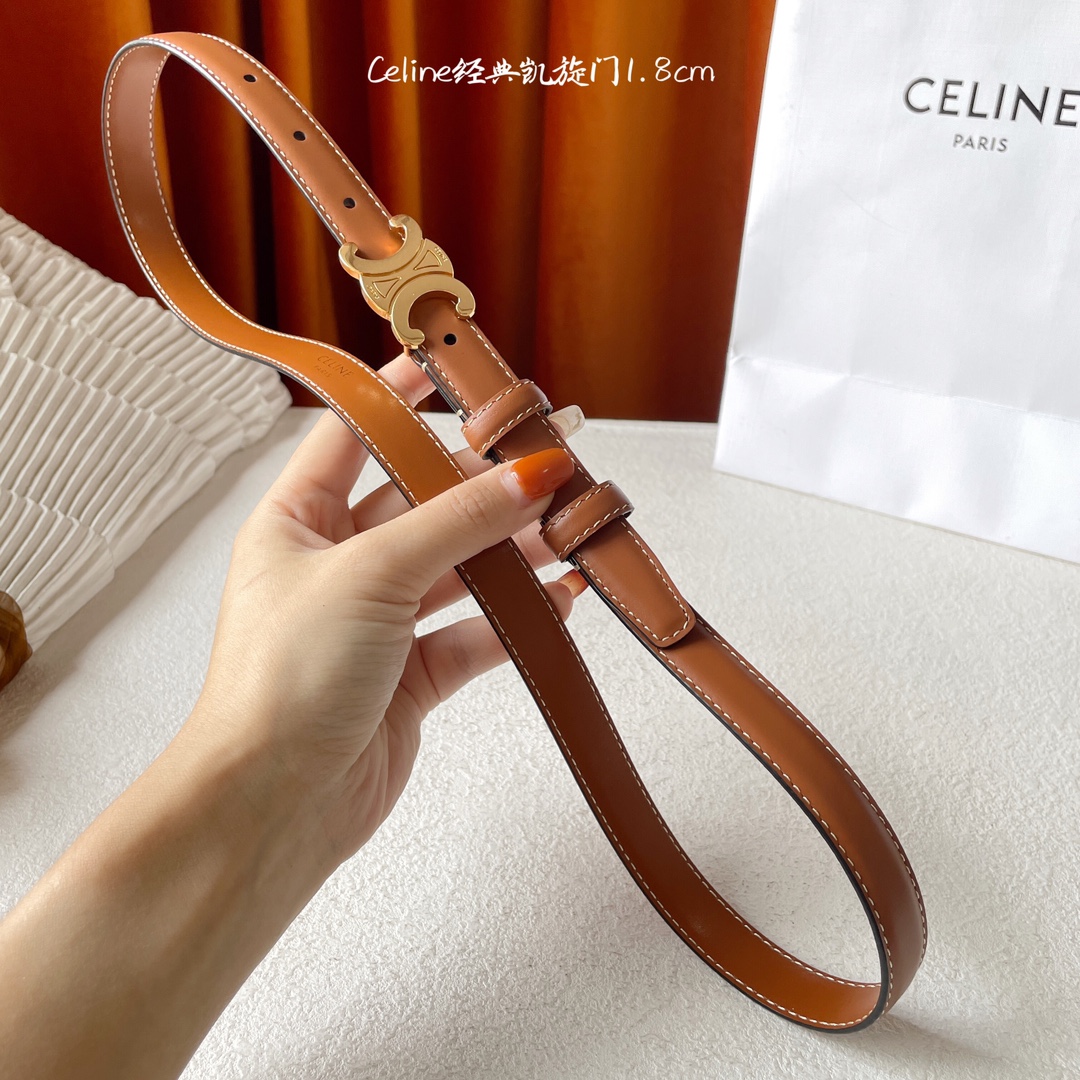Celine Leather Belts 1:1 Mirror Version