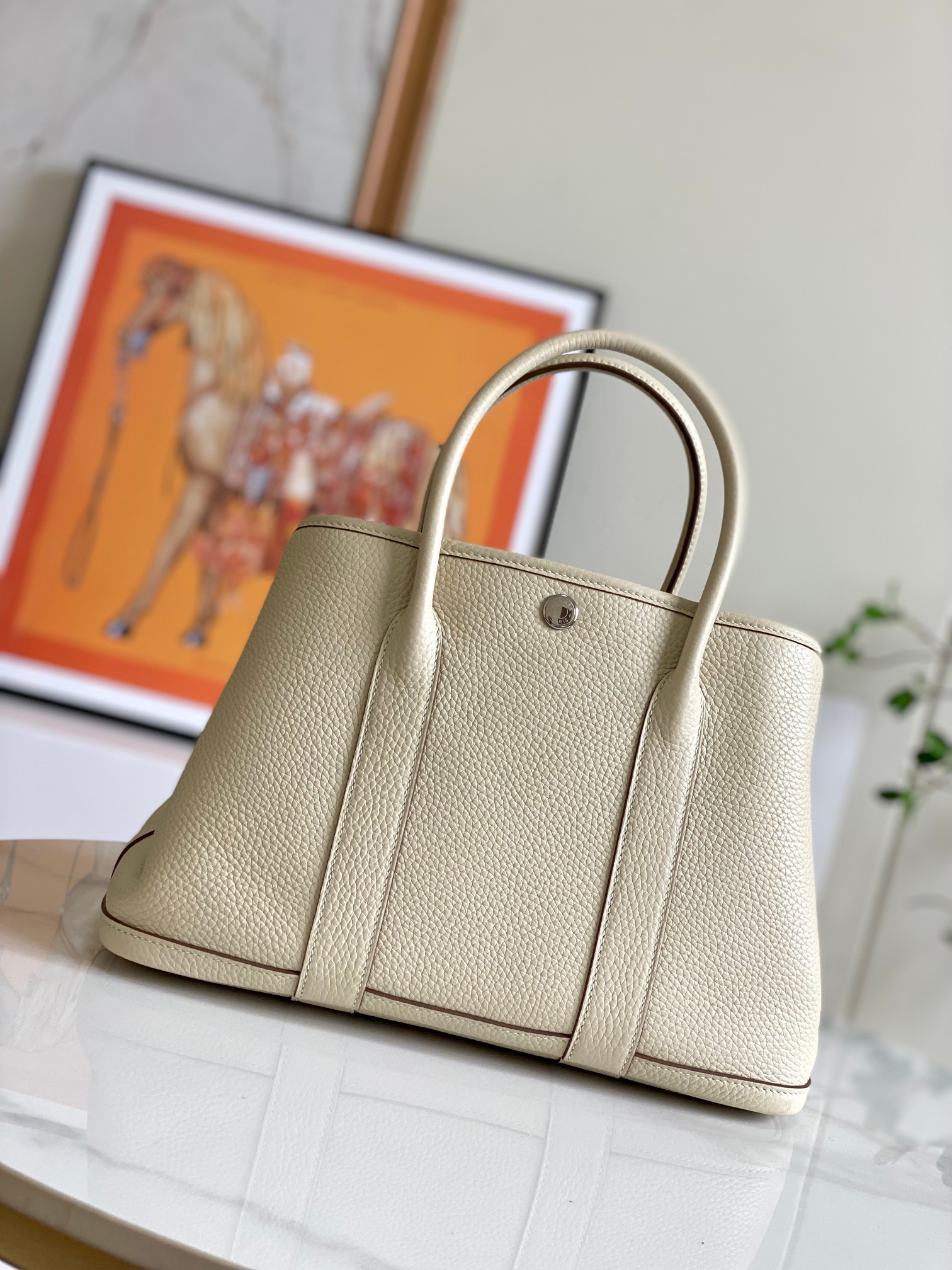 Hermes 10A Handbag Shoulder Bag Top Mirror Quality Version Garden30