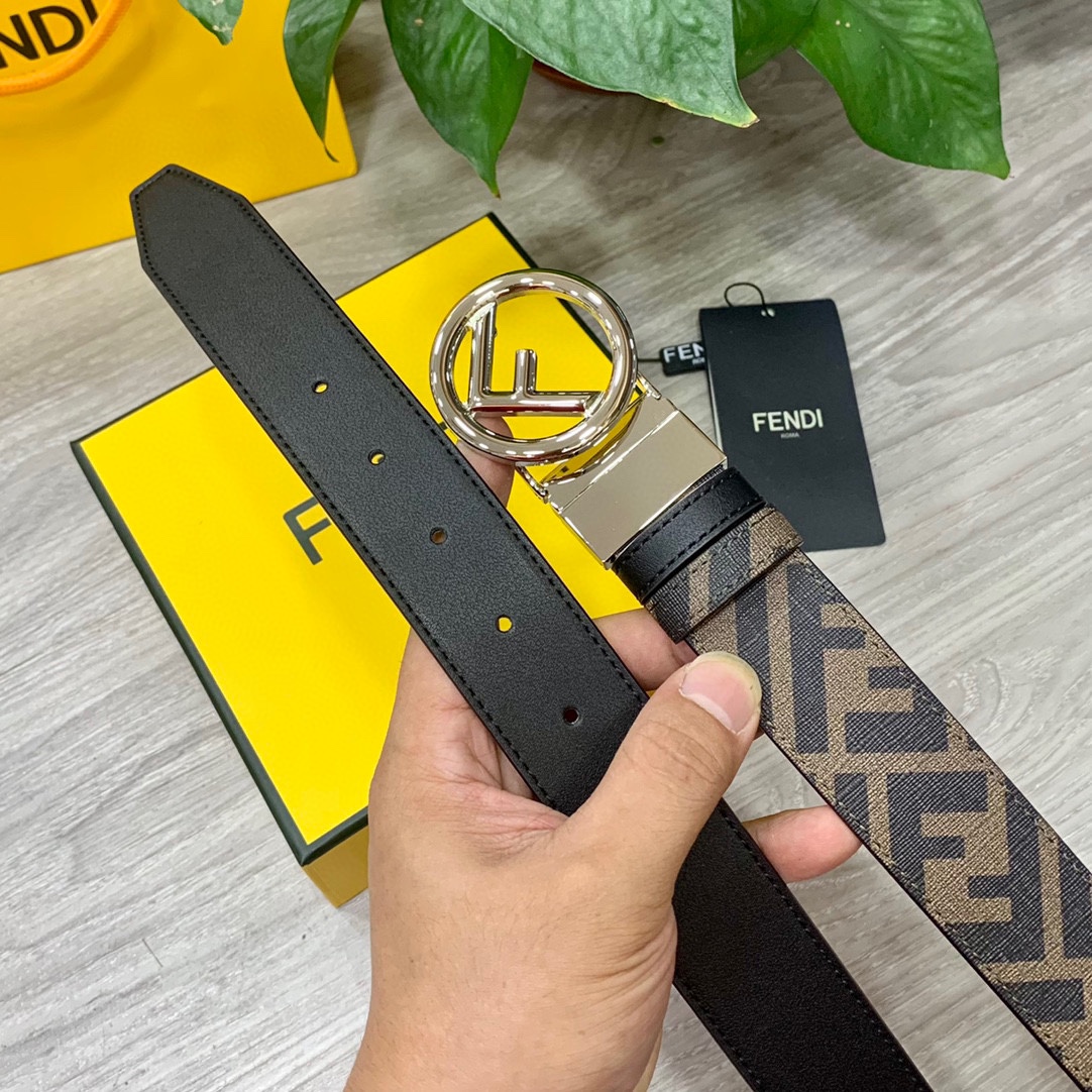 Fendi Leather Belts 1:1 Mirror Version