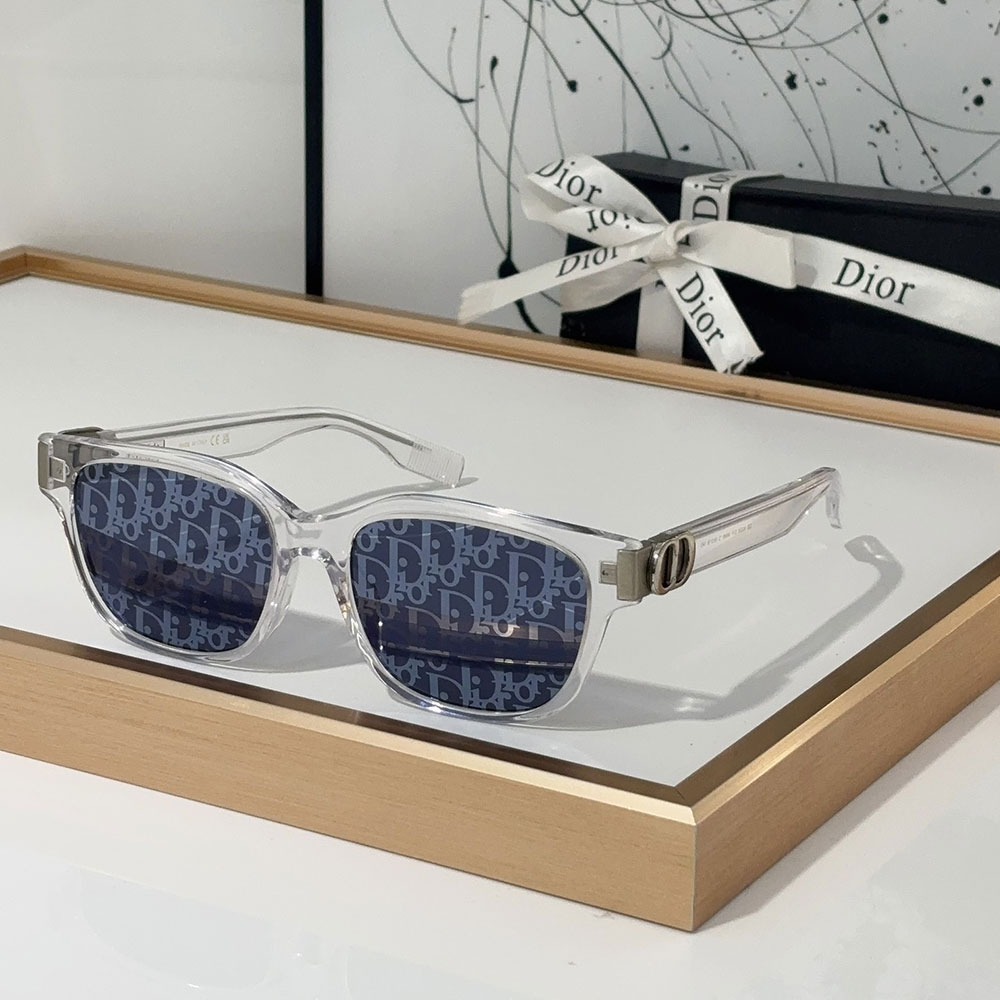 Dior  Mirror leg Logo identification Acetate fibre  sunglasses  Top quality (Replica）