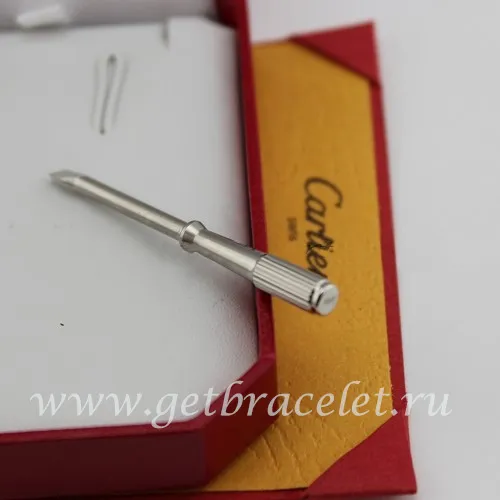 Fake Cartier Love Bracelet Screwdriver – White Gold
