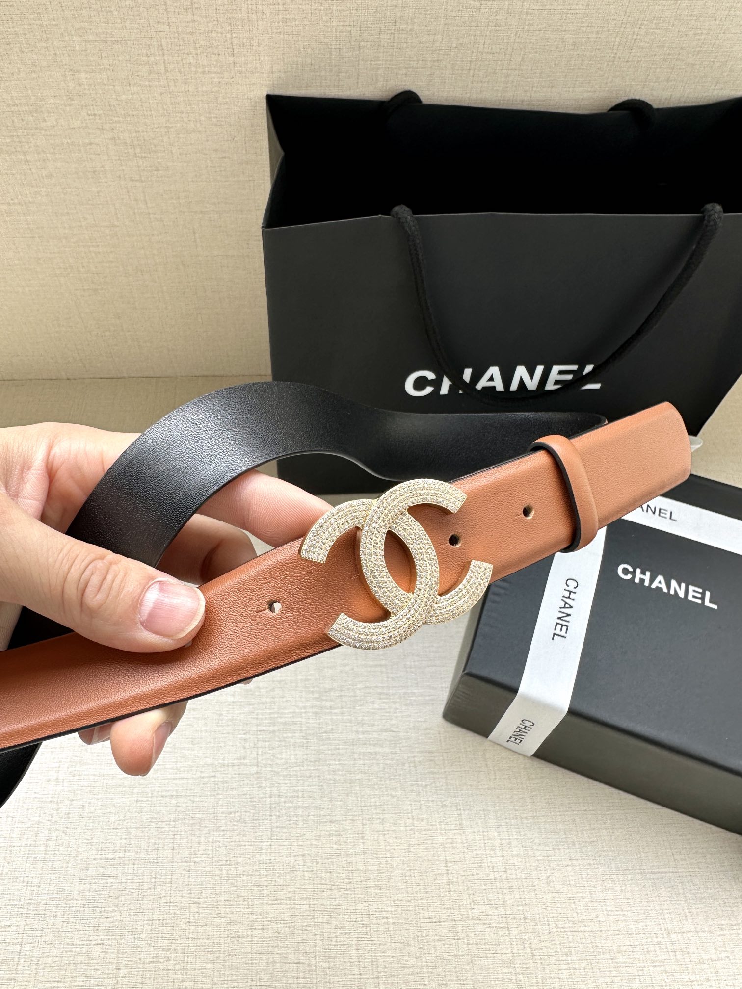 Chanel Leather Belts 1:1 Mirror Version