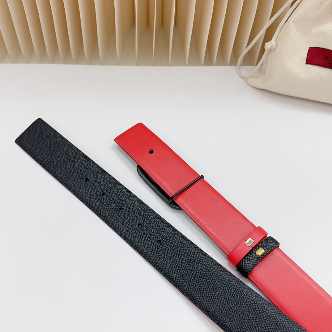 Valentino Leather Belts 1:1 Mirror Version