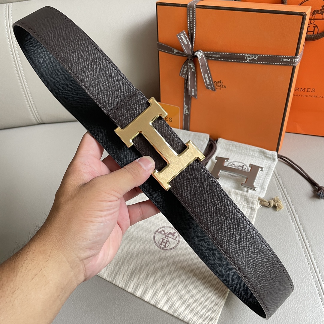 Hermes Leather Belts 1:1 Mirror Version