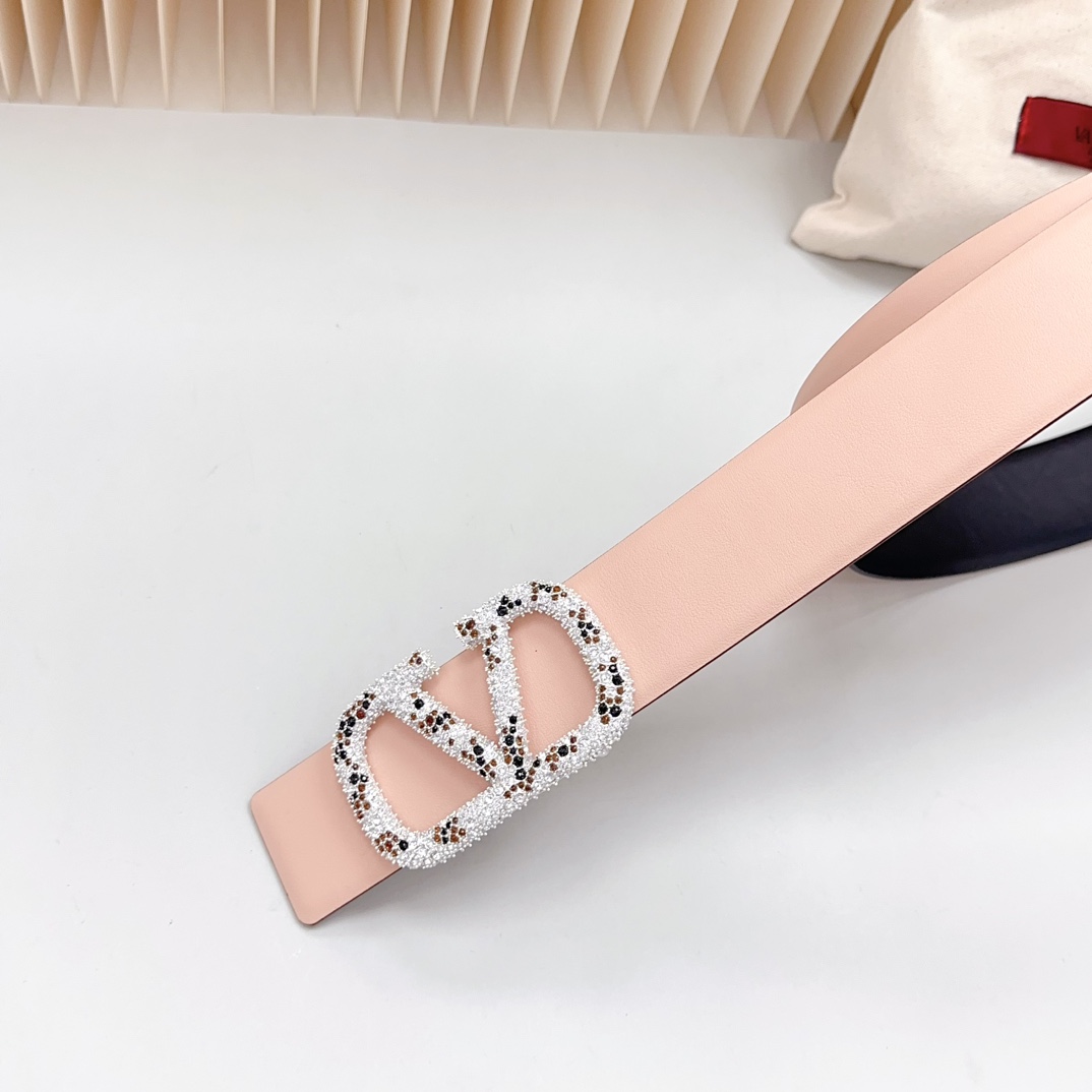 Valentino Leather Belts 1:1 Mirror Version