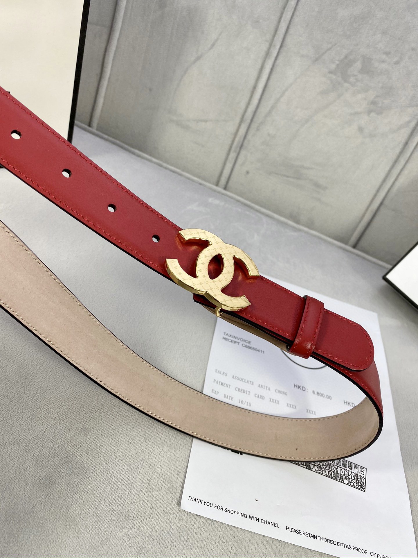 Chanel Leather Belts 1:1 Mirror Version