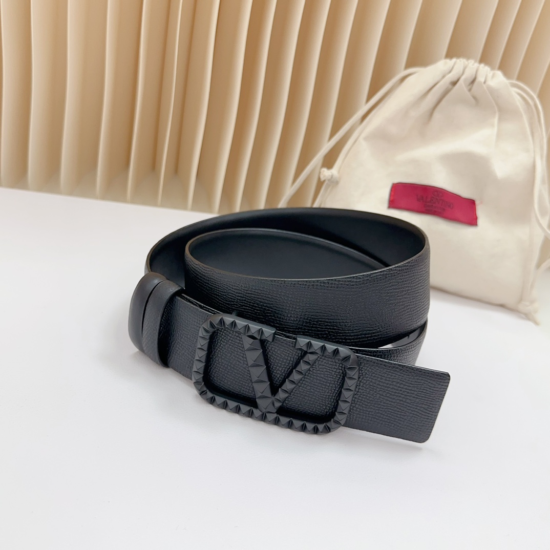 Valentino Leather Belts 1:1 Mirror Version
