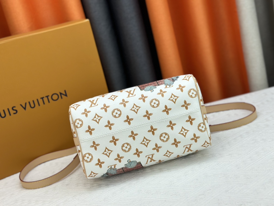 Louis Vuitton Speedy Bandoulière 25 Monogram Leather Shoulder Bag Handbag