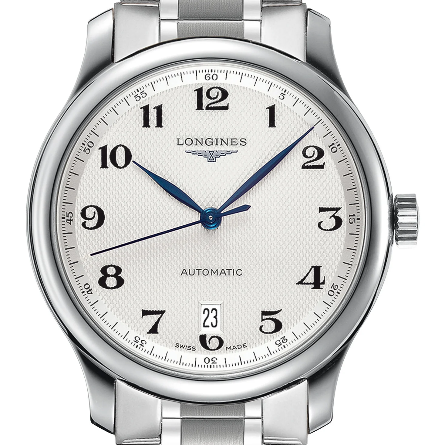 Master 38MM Automatic Silver Stainless Steel Watch L26284786