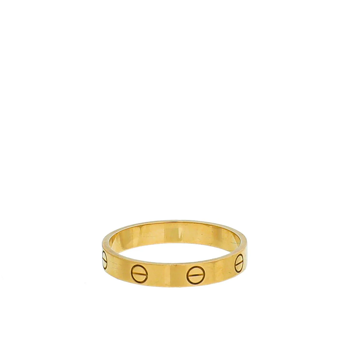 Cartier 18K Pink Gold Love Wedding Band Ring 62