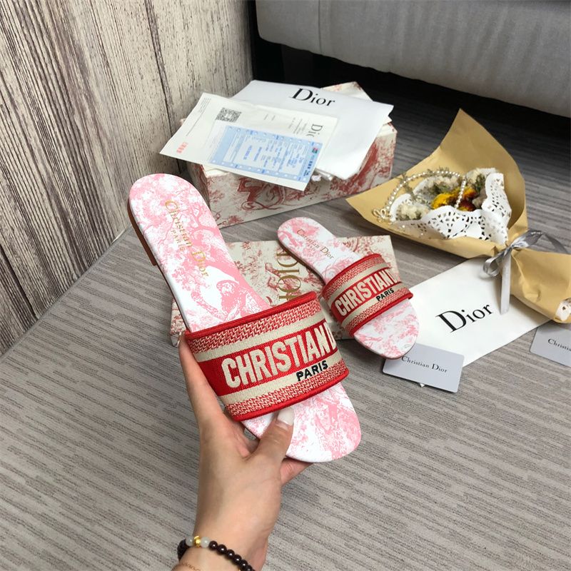 Dior DWAY Slide Slipper Sandals (Replica)