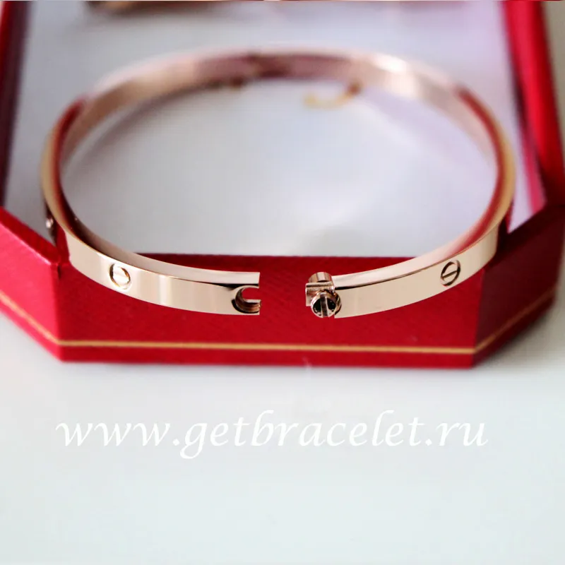 New Cartier Love Bracelet SM Pink Gold B6047317