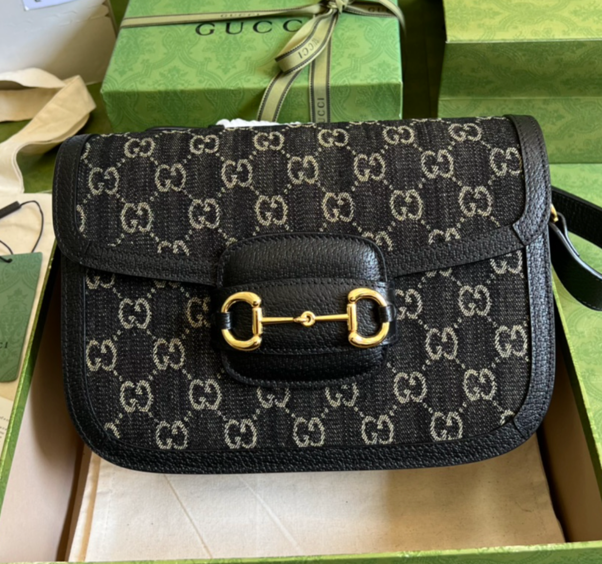 GUCCI 1955 Horsebit Shoulder Bag(Replica)