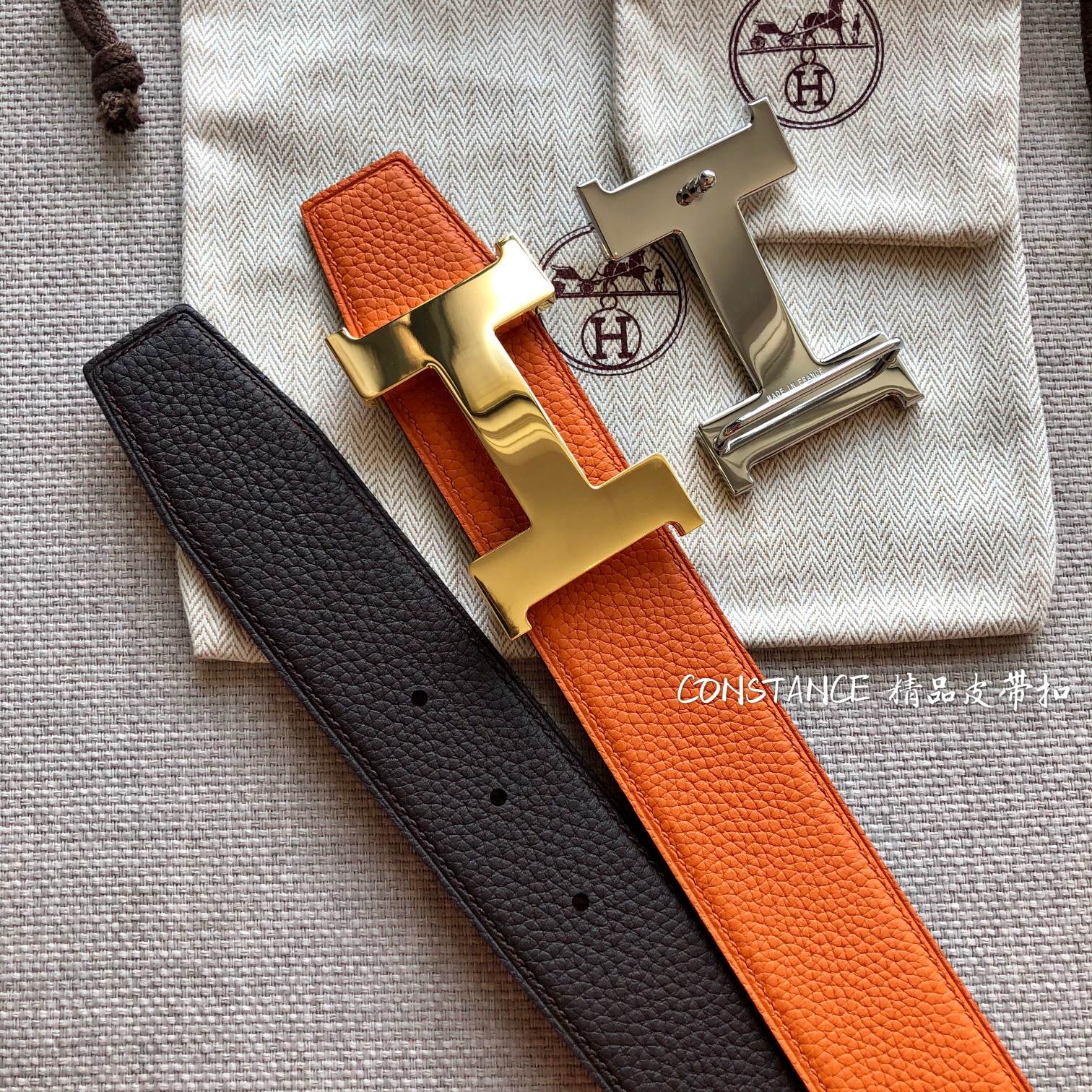 Hermes Leather Belts 1:1 Mirror Version