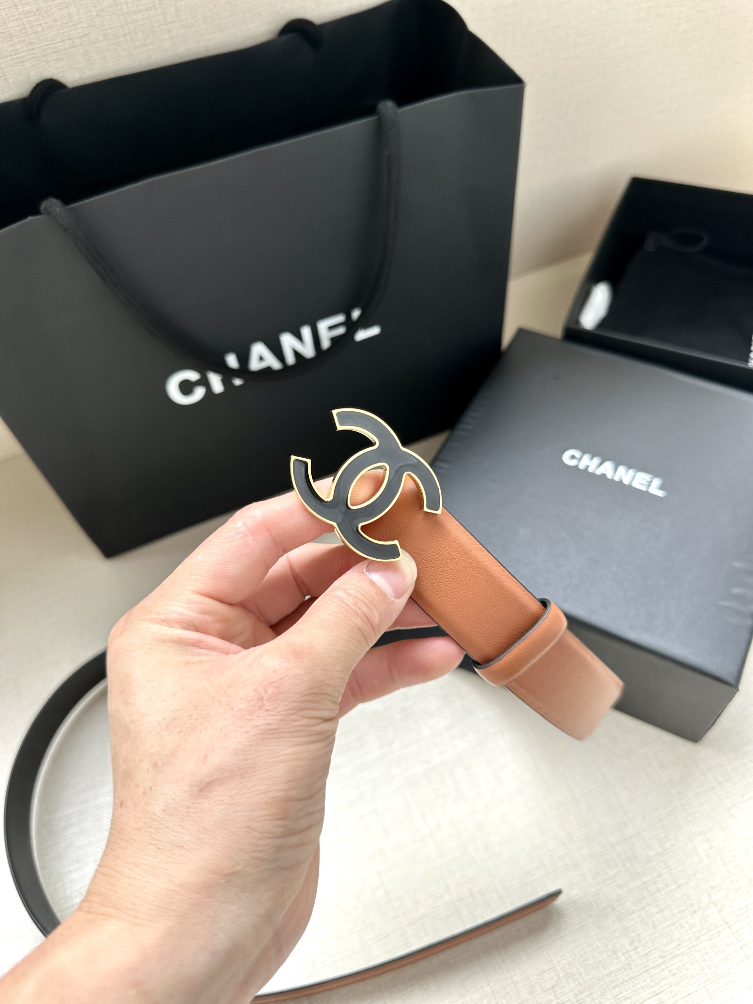 Chanel Leather Belts 1:1 Mirror Version