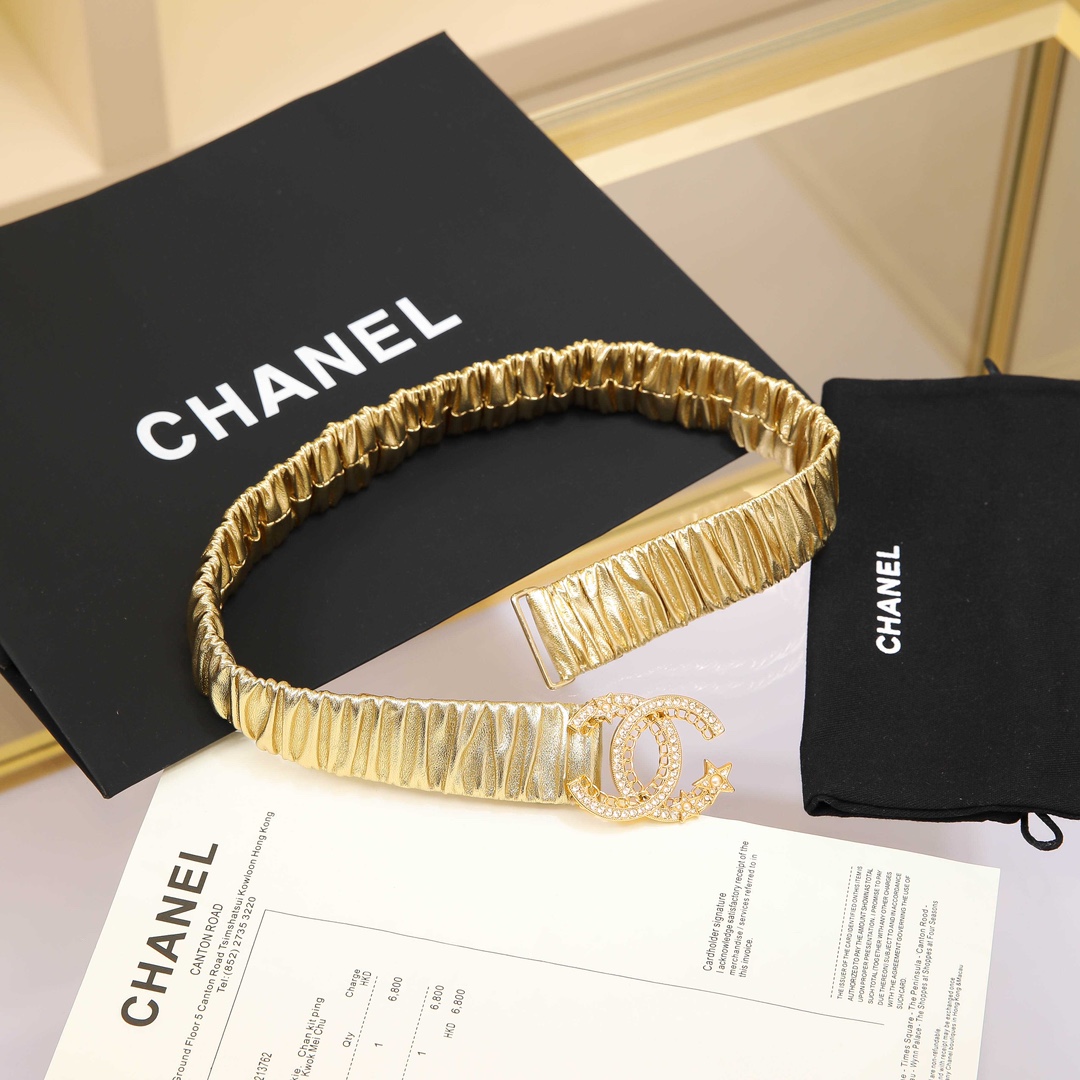 Chanel Leather Belts 1:1 Mirror Version