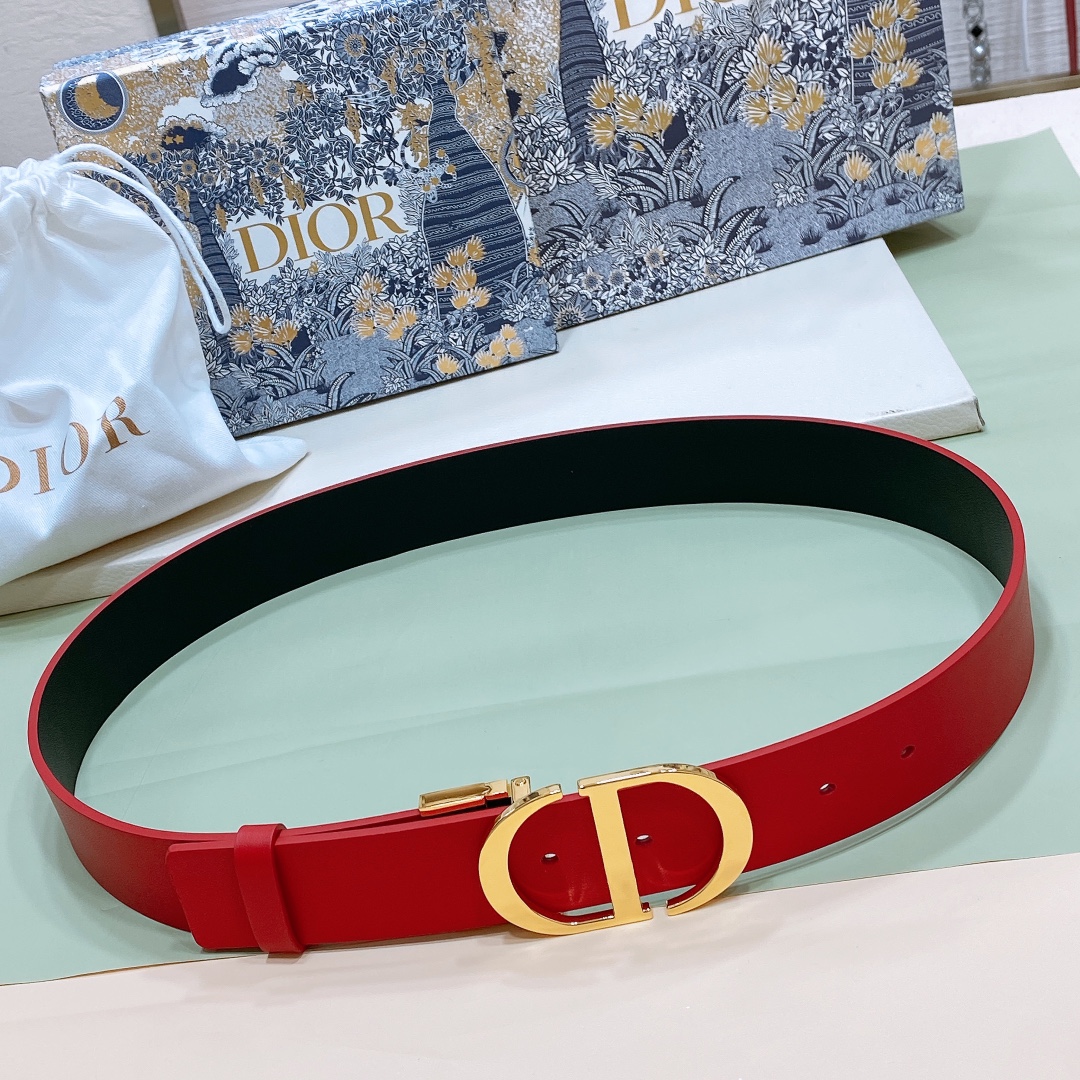 Dior Leather Belts 1:1 Mirror Version