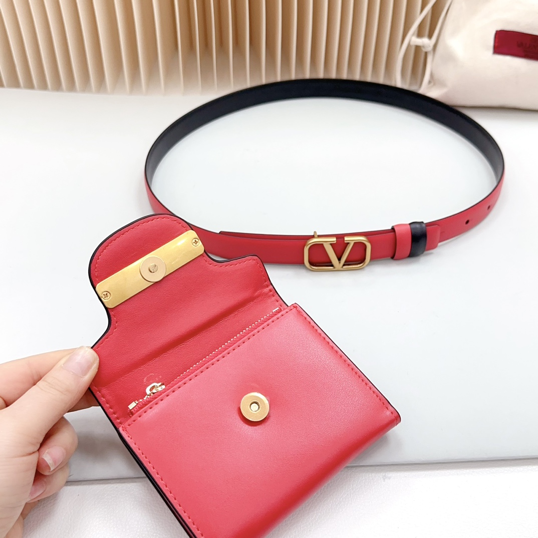 Valentino Leather Belts 1:1 Mirror Version