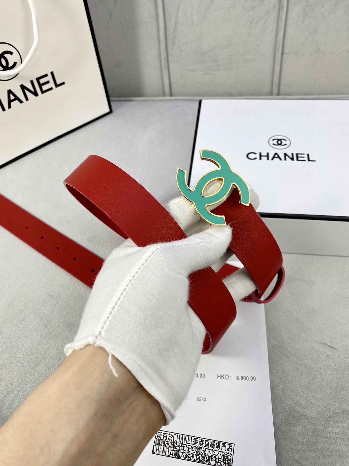 Chanel Leather Belts 1:1 Mirror Version