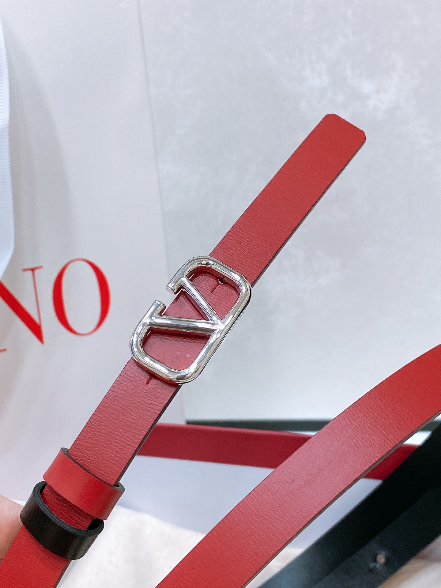 Valentino Leather Belts 1:1 Mirror Version