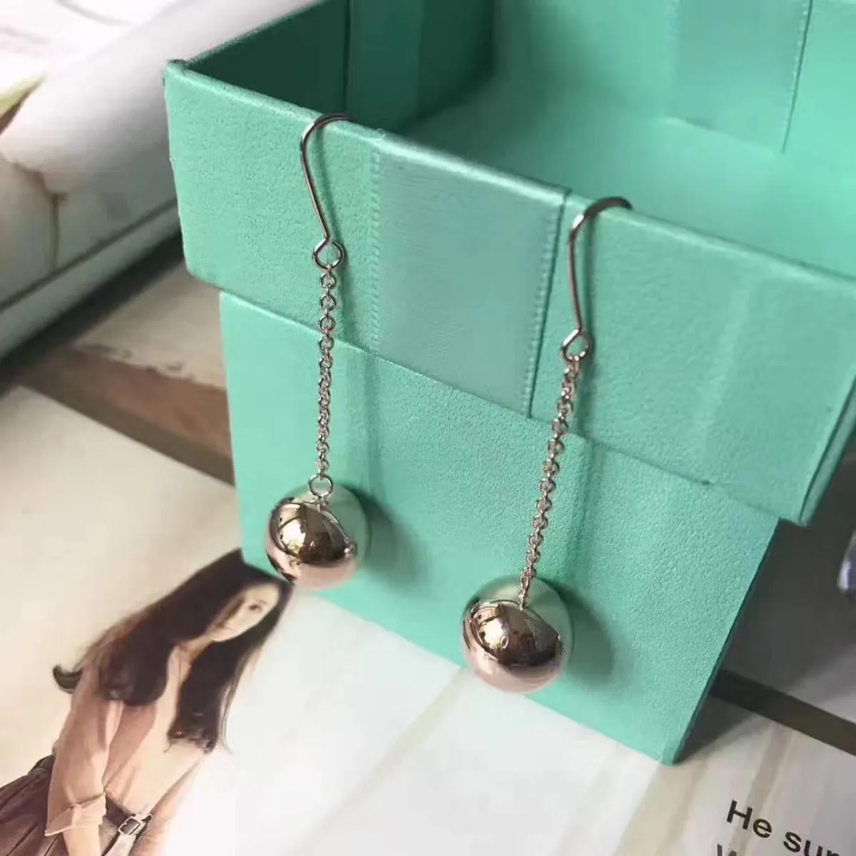 Tiffany HardWear Ball Hook Earrings 2018 Latest For Ladies 38096753/38172808/38172816