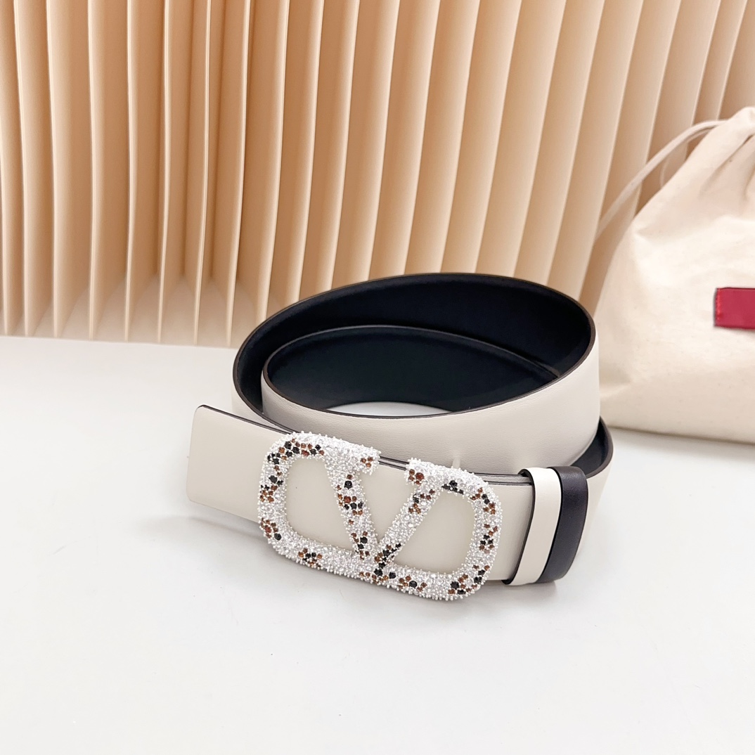 Valentino Leather Belts 1:1 Mirror Version
