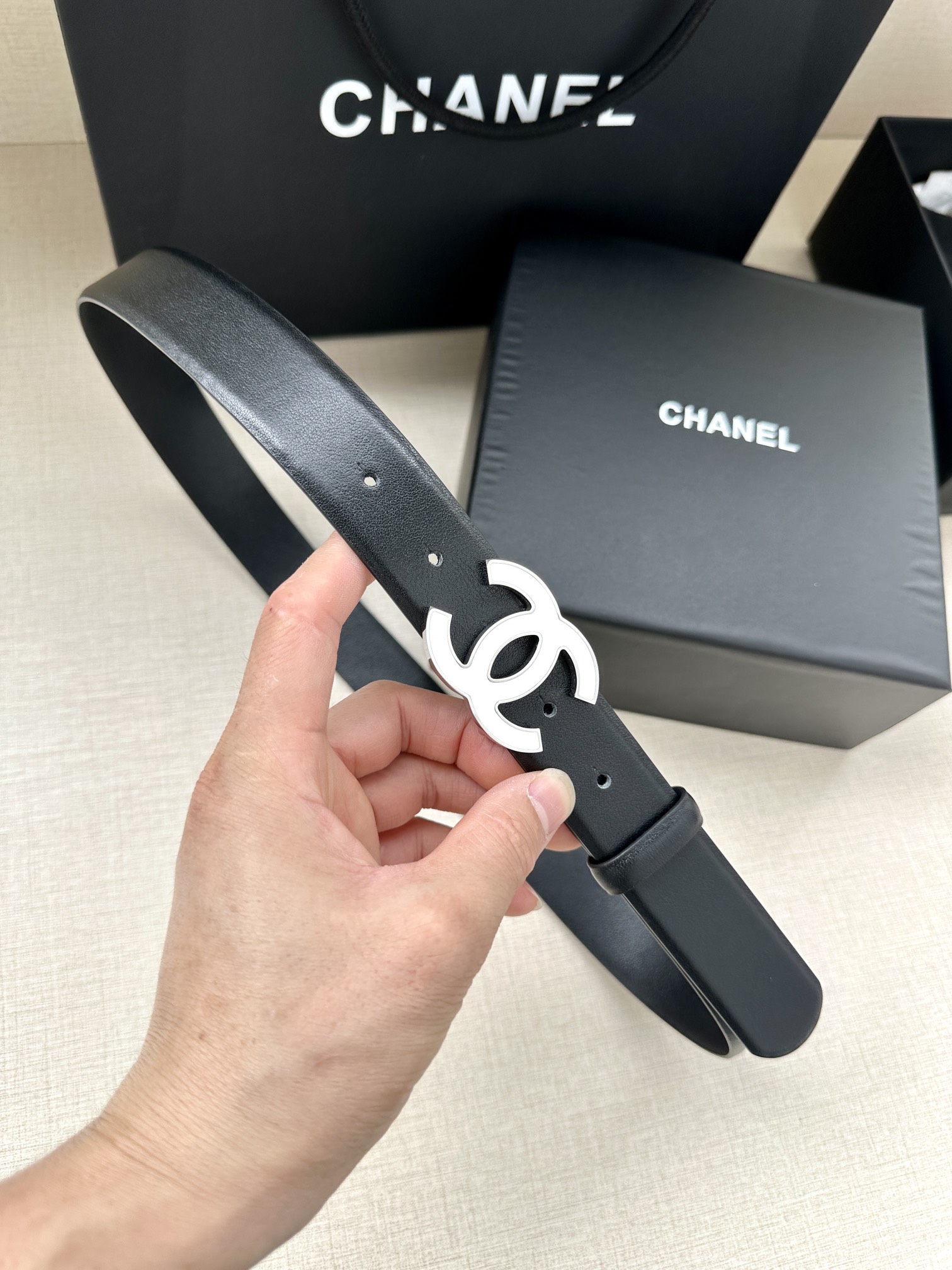 Chanel Leather Belts 1:1 Mirror Version
