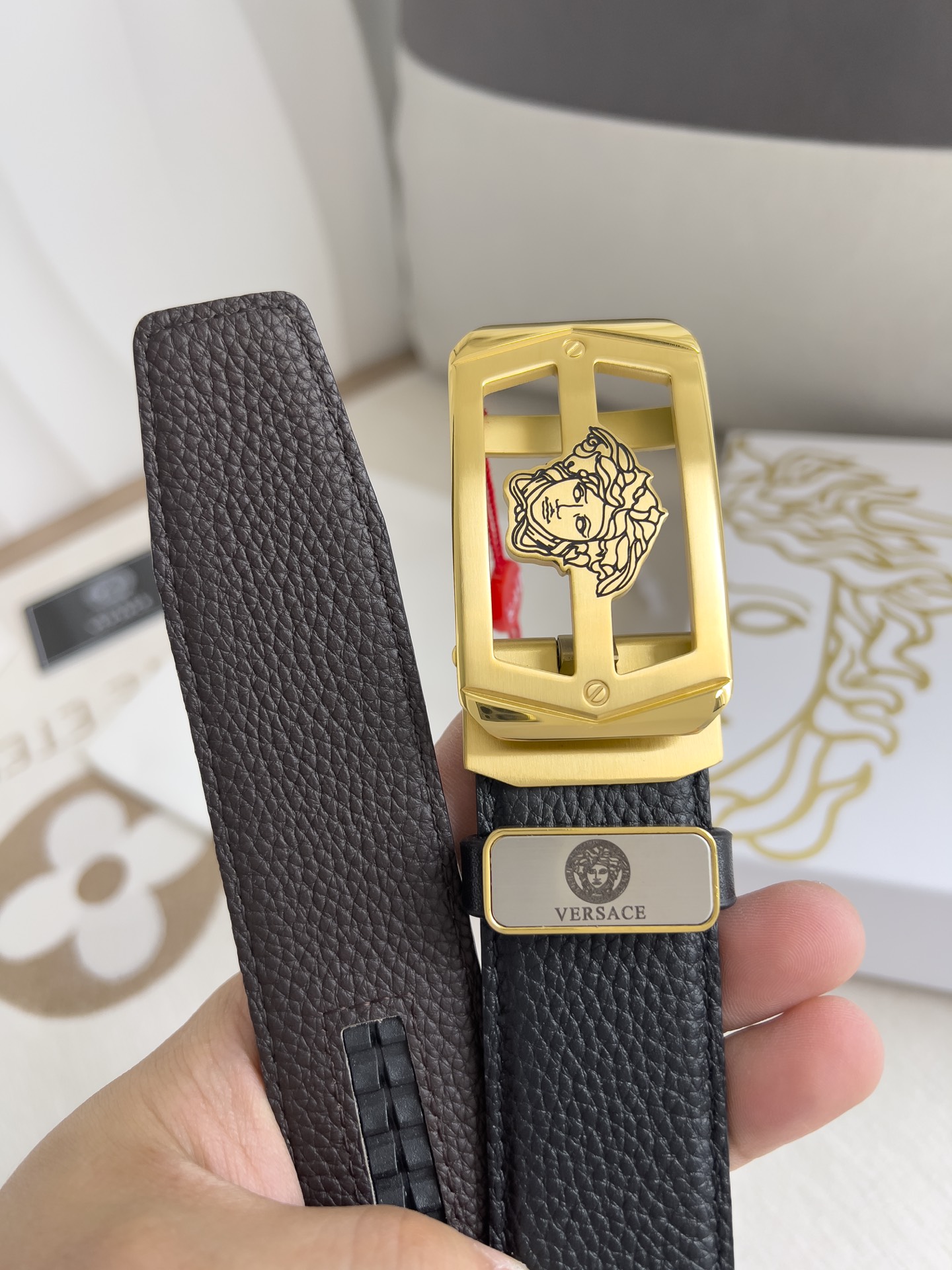 Versace Leather Belts 1:1 Mirror Version