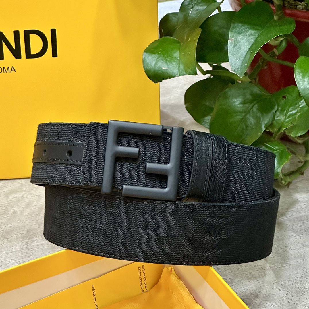 Fendi Leather Belts 1:1 Mirror Version