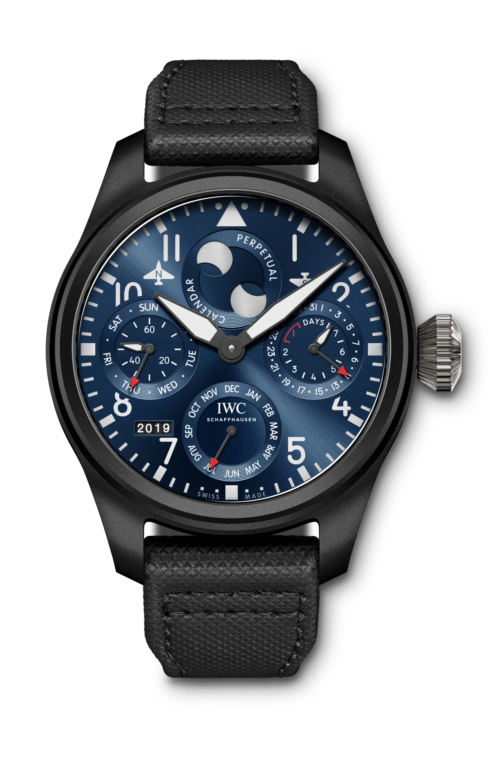 Schaffhausen big Pilots watch perpetual calendar edition rodeo drive iw503001