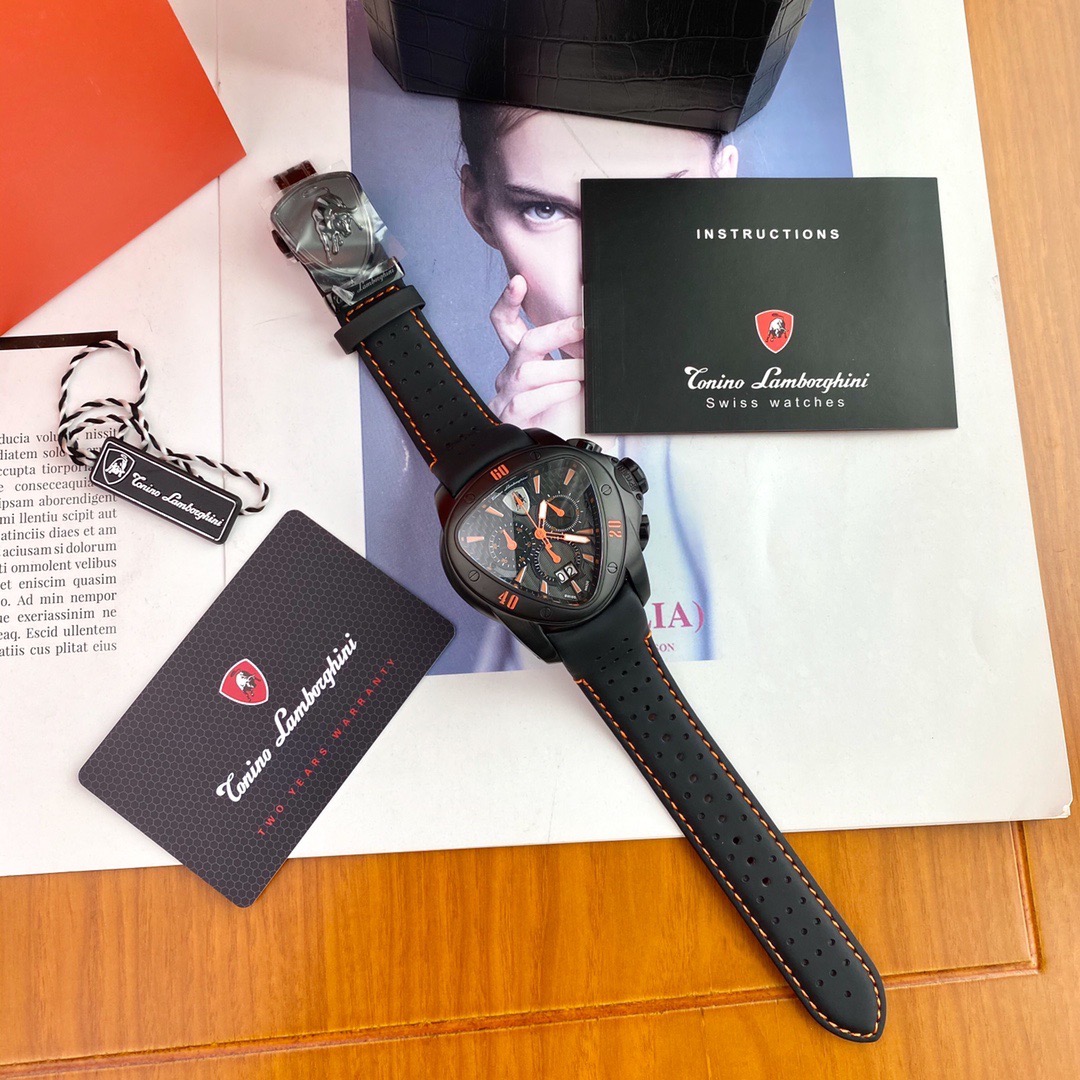 Tonino Lamborghini New Spyder Chronograph Orange / Black