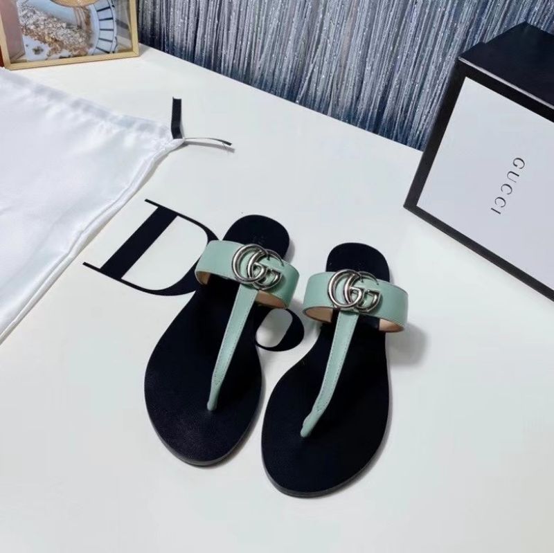 Gucci GG T-Strap Sandal 497444 (Replica)