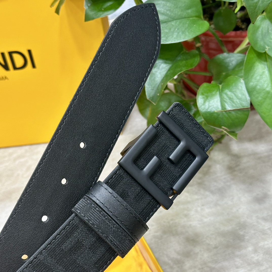 Fendi Leather Belts 1:1 Mirror Version