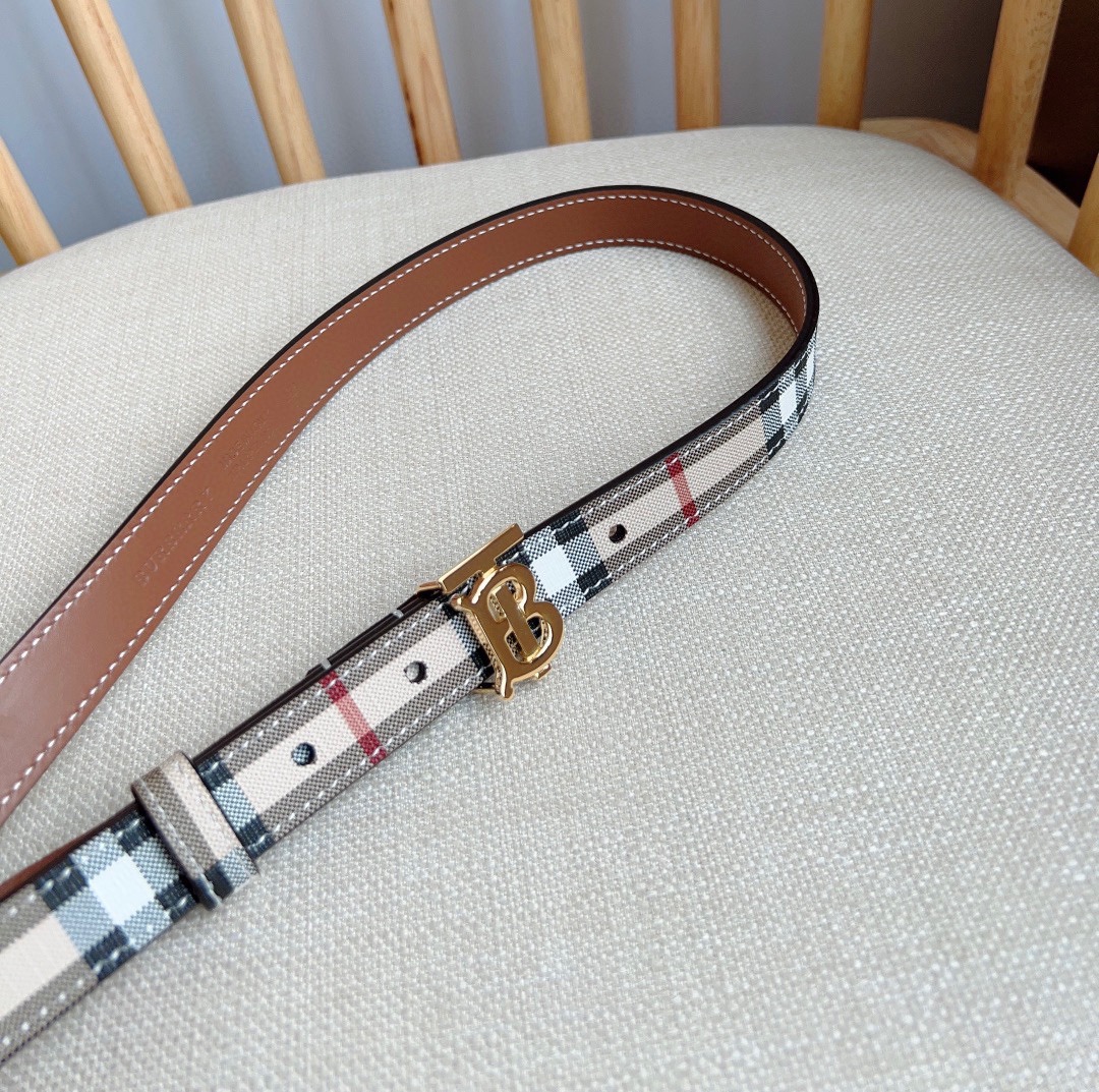 Burberry Leather Belts 1:1 Mirror Version