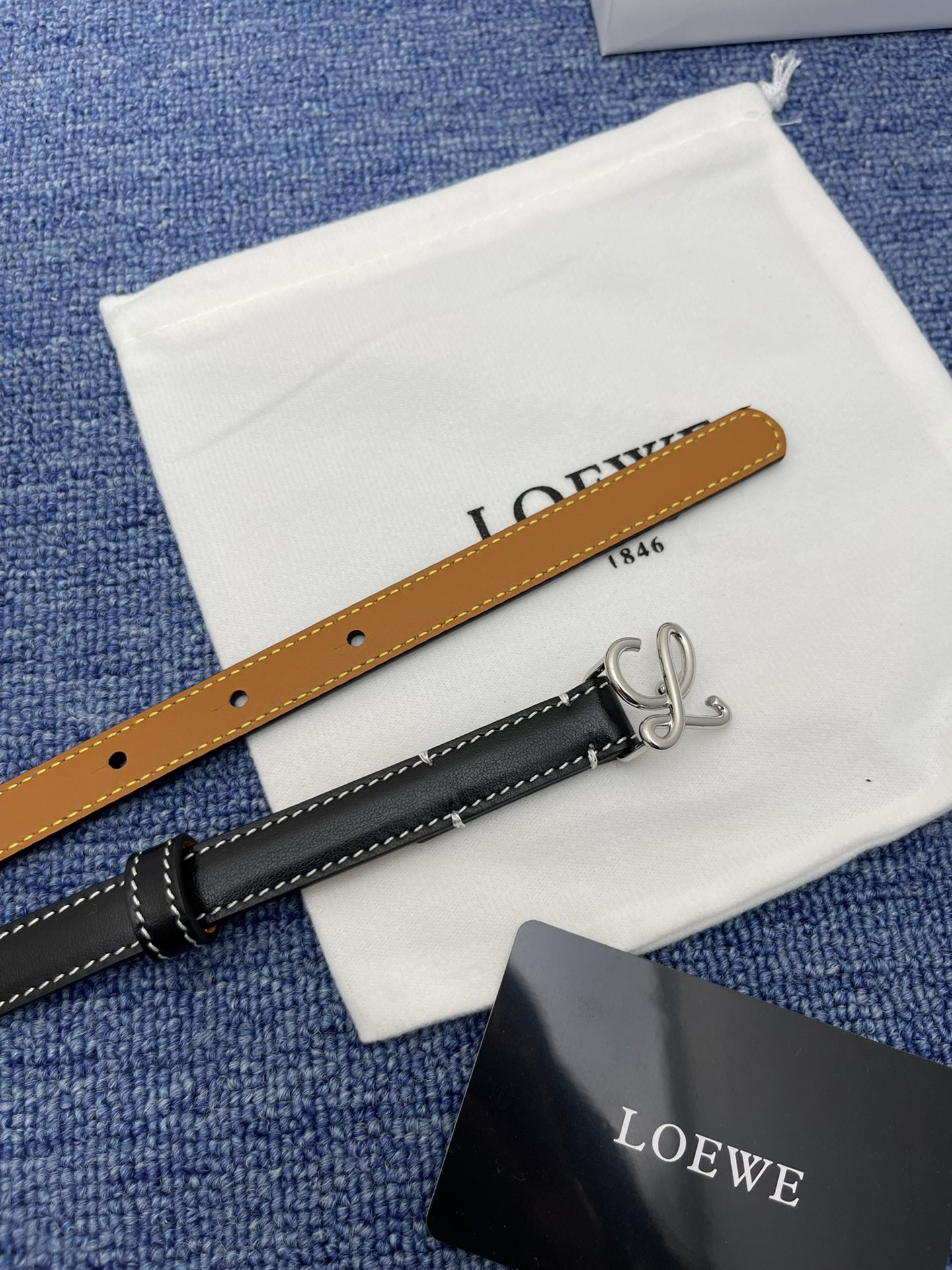 Loewe Leather Belts 1:1 Mirror Version