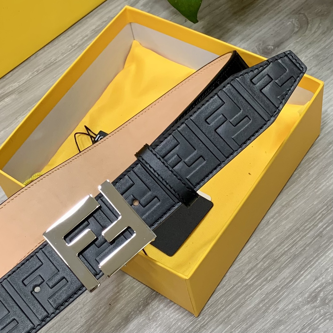 Fendi Leather Belts 1:1 Mirror Version