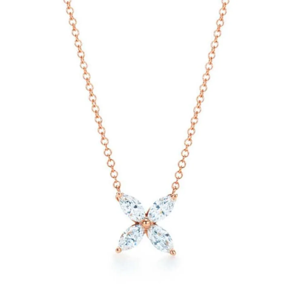 Tiffany Victoria Pendant Necklace Diamonds New Arrival Girls Gifts America Sale 14743715/60572372