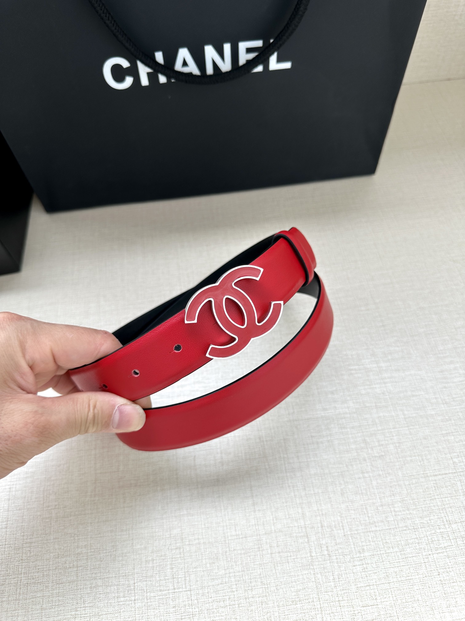 Chanel Leather Belts 1:1 Mirror Version